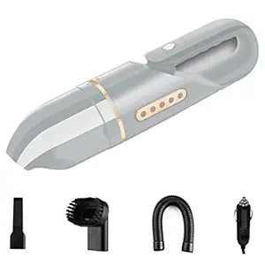 Homgeel Handheld Mini Vacuum Cleaner Car Cleaning Kit with 120W 4500PA Strong Suction for Home and Car
