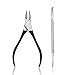 Produktbild Segbeauty® Professionelle Salon Pediküre Nagelzangen Set, Edelstahl Nail Clipper Nagelhaut Schieber und Nagel Cleanser, 1/4 '' Jaw Maniküre Zehennagel Trimmer für Dick Ingrown Nail