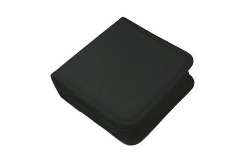 Nylon CD-Wallet/Tasche & DVD Aufbewahrungs-Mappe schwarz für 360 DVDs - 2