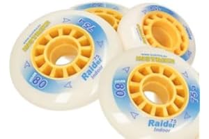 Instrike Raider 75A - Set di 4 ruote professionali per pattini in linea e hockey