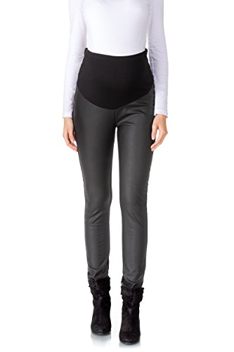 Bellybutton Maternity Women's MASIKA - Leggings Skinny Maternity Trousers, Black (stretch Limo Black 1390), W44/L33 (Manufacturer size: XXL)