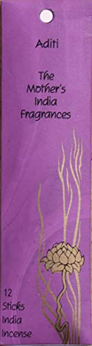 Aditi Fair Trade Hand Rolled Incense 12 Mini Joss Incense Sticks - Burn time 30-45 mins