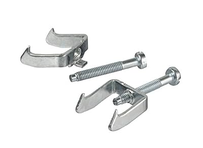 Schneider Lot de 2 griffes de fixation Odace, SCHNEIDER ELECTRIC, gris aluminium
