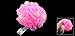 Bathing Skin Care Fuchsia Meshy Hole Ball Scrubber Shower Pouf
