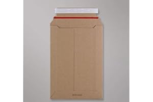 IDEALS UK PACKAGING LTD Cardboard E-Flute Envelopes/Book Mailers: Self Seal Strip A5 25 / Pack