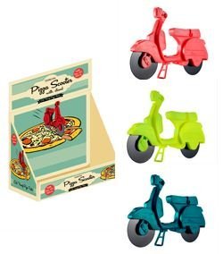 Eddingtons blau Lambretta Scooter Pizzaschneider - 2