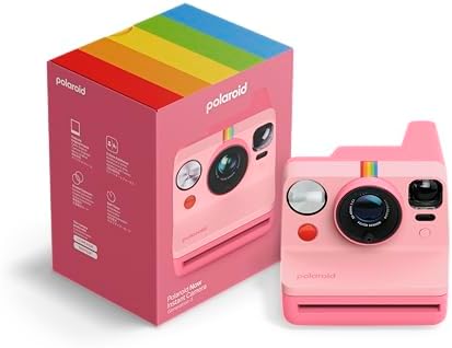 Polaroid – Now Generazione 3 – Fotocamera Istantanea – Rosa (9197)