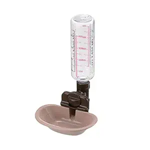 Richell Pet Rehydration Station, Gravity Refill Pet Waterer, Includes 15.9 oz Water Bottle