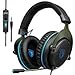 Produktbild SADES R3 Gaming-Headset für Xbox One PC PS4 Computerspiele, Geräuschisolierung, Surround-Stereo, weiche Ohrenschützer, Over-Ear-Kopfhörer mit Mikrofon