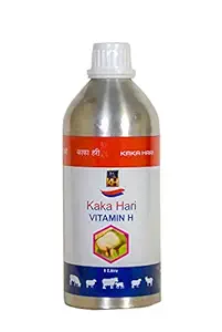 KAKA HARI Vitamin H-A Feed Supplement for Cow,Buffalo,Birds and Other Animals (1000 ml), 1 Piece