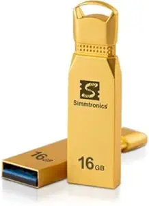 Simmtronics 16 GB USB 3.0 Port Flash Drive with Metal Body (16 GB Pen Drive)