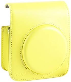 [ Fujifilm Instax Mini 70 Case Bag]--YILON Comprehensive Protection Instax Mini 70 Camera Case Bag With Soft PU Leather Material (Yellow)