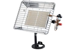 VORAGA Gas-Heizstrahler komplett mit Regler, Schlauch und Flaschenhalterung