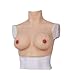 Produktbild Jolie Silikon Crossdresser Brust Gefälschte Brüste Torso für Transgender Rückenfrei C Tasse (Baumwollfüller)