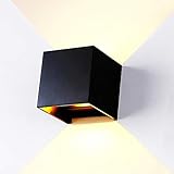 ★【Innen und Außen geeignet】 Diese wasserdichte LED Wandleuchte kann im Freien wie Park, Garten usw. installiert werden. Es ist auch für den Innenbereich wie Wohnzimmer, Schlafzimmer, Balkon, Flur, Bad, Ausstellungshalle, Bar, Café, Galerie geeignet. Sie können nicht nur Ihren Raum beleuchten, sondern auch ein eleganteres Leben bringen.