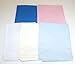 White Cot Bed/Junior Pillowcase - 40cm High x 60cm Wide - 100% Cotton - Made in the UK