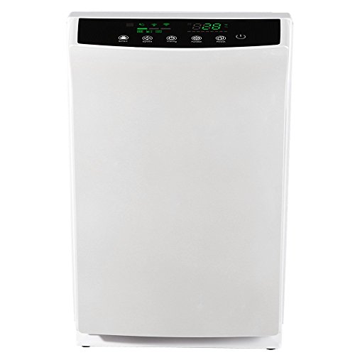 Baren B-C03 HEPA Luftreiniger bis 50m² 6in1 mit PM2.5 Sensor Nachtmodus Touch Bedienung - 2