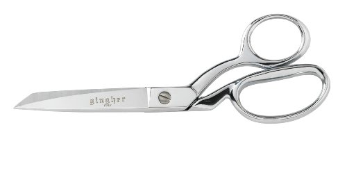 gingher 01005284 Steel Micro-Serrated Edge Dressmaker Shears, Blunt Tip, 8-Inch