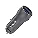 Produktbild Wucar Dual USB Car Charger, 5V 3.1A Zigarettenanzünder, Kompatibles iPhone XS Max/XR/X Samsung Und Andere Android Smartphones,Grau