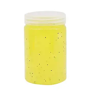 120ml jam Mud DIY Slime Mud Scented Stress Relief Clay Toy Gift Stress Relief Toy Gift for Stress Relief Hand Wrist Exercise Feel Good for Kids &Women and Men (Yellow)