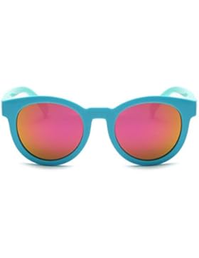 JJH-ENTER Bambino Movimento Style Sunglasses completa protezione UV400 e polarizzazione , blue blue green leg