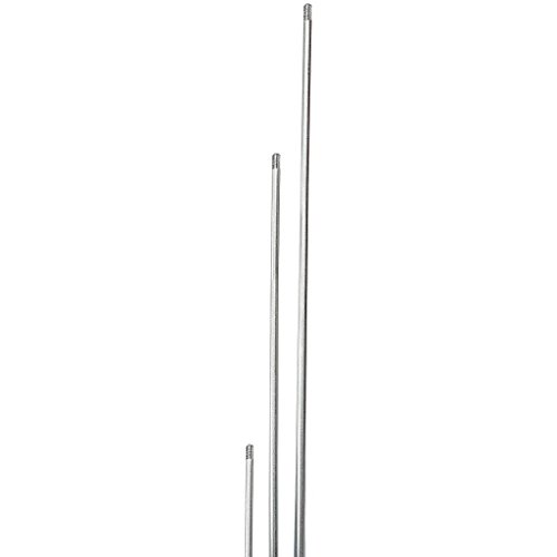 Gewindestab M8 SILBER für Gartenkugel, Rosenkugel, Ø=10mm, H=120cm, gerade mit M8-Gewinde, passend für Artikel der GARTENFLAIR-Kollektion (ART GLASS powered by CRISTALICA) - 2