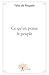 Ce qu'en pense le peuple