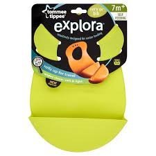 Tommee Tippee Explora Roll N Go Bib (Green)