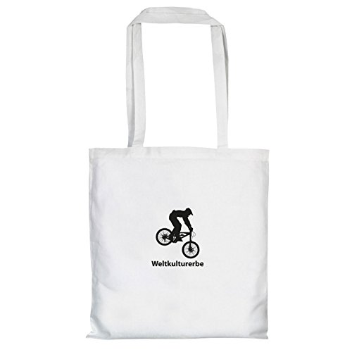 Preisvergleich Produktbild TEXLAB - Weltkulturerbe Downhill - Stoffbeutel, weiß