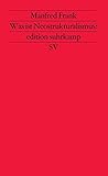 Image de Was ist Neostrukturalismus? (edition suhrkamp)