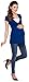 Zeta Ville - Women's Maternity Nursing Wrap Front T-shirt Top Shirt S-3XL - 373c (Royal Blue, UK 18, 3XL)