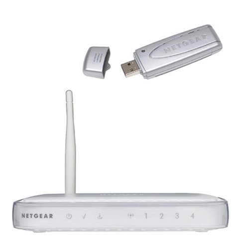 Preisvergleich Produktbild Netgear DG834G ADSL2 + Wireless Modem / Router mit USB Adapter Bundle