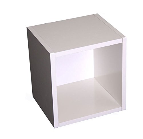 Modul-Würfelregal Standregal M73, 33x34x29 cm ~ weiß - 2