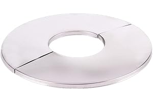 ABCSWEET Acciaio inossidabile Diviso Rotondo Piastra Rosetta Parete Flangia Divisa Per Tubi Con 24/28/35/42/51 Mm Diametro Accessori Bagno Rosette Piastra di Copertura Rubinetto