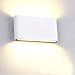 Produktbild MICUN 12W Wandleuchte LED Innen Wandlampe Aussen Aluminium Wandlicht Up Down Modern Wandbeleuchtung Wasserdicht Wall Wash Lights (12) MEHRWEG
