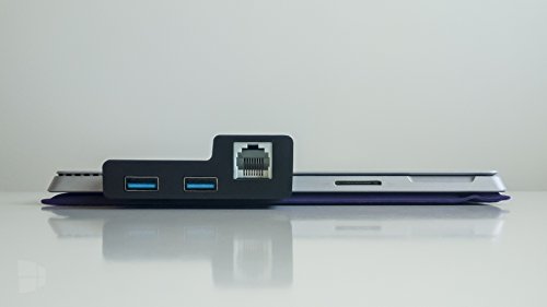 2 port USB3.0 HUB mit 1 RJ45 Port 10/100/1000 Gigabit Ethernet LAN Network Adapter für Microsoft Surface Pro 4, Surface Pro 3, Pro 2 und Pro. - 3