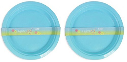 Re Usable Plastic Plates Parties Picnics Bbqs Outdoor Travel Pack