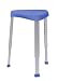 Produktbild FabaCare Premium Eck-Duschhocker Duschschemel, Hocker 7-fach höhenverstellbar 42,5-58 cm, Badhocker blau, Easy To Clean Spezialversiegelung, bis 136 kg