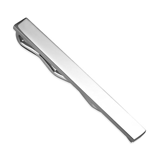 Stainless Steel Bar Simple Practical Plain Necktie Mens Tie Clip