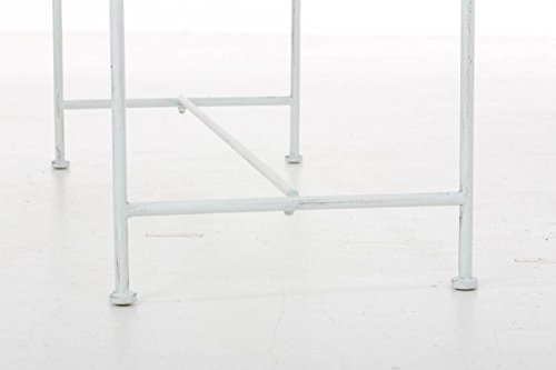 CLP Gartenbank JAMEE im Landhausstil, Eisen lackiert, ca. 130 x 45 cm Antik Weiß - 9
