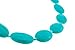 Chew-Choos - 'Pat-a-cake' Silicone Teething Beads Necklace - Modern Teether for Nursing Mums (Tropical Turquoise)
