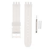 D DOLITY Ersatz Uhrarmbänder Silikon Uhrenarmband Unisex Uhr Zubehör Armbanduhr-Strap - Farbwahl - Transparent