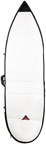 Freeze Pro Shop Unisex Basic Padded Shortboard Surfboard Bag/White/6'7