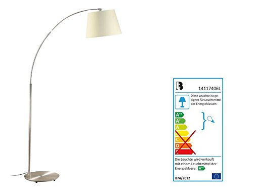 Preisvergleich Produktbild LED-Stehleuchte Lampenschirm Farbe Creme