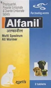 Zoetis Alfanil Dewormer for Dogs by Jolly and Cutie Pets (Pack of 5)