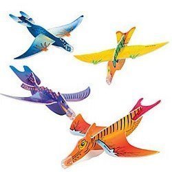 MunchieMoosKids Lot de 6 - Mousse Dinosaures Planeurs - Super Cadeaux De Fête À Emporter