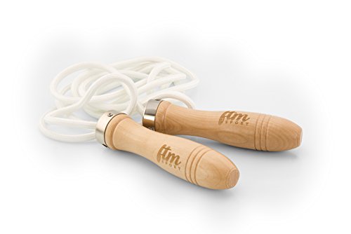 ftmsport Springseil im High Quality Retro-Design für Profis und Freizeitsportler zum Abnehmen oder auch für den Hochleistungssport