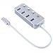 Produktbild MHOLR 3.0 Hub Superspeed   4-Port Externer Micro-USB Hub Dispenser Portable Für Apple MacBook Air Laptop Tablet Hub