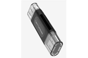 SD Kortläsare USB 2.0 Type-C 4 i 1, Svart | Multifunktion, Extern Lagring, För Mini SD, TF och Memory Stick