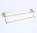 Produktbild HSBAIS Das Badezimmer Edelstahl Badezimmer Hardware Anhänger Handtuchhalter Badezimmer Doppelte Bar Aktivität Handtuch bar,Gold,Stainless Steel